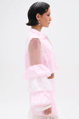 CANDY LACE TRIM WINDBREAKER