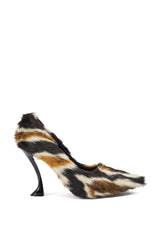 AZALEA WANG PAULHINO FAUX FUR PUMP
