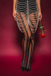 CABLE KNIT TIGHTS