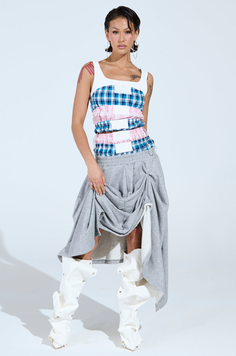 DONT MESS WITH ME MIDI SKIRT