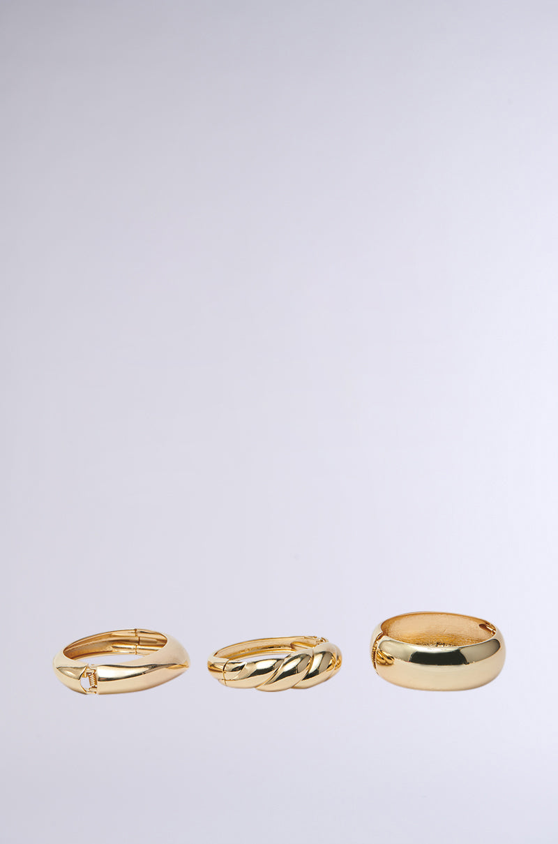 BITE ME GOLD BRACELET SET