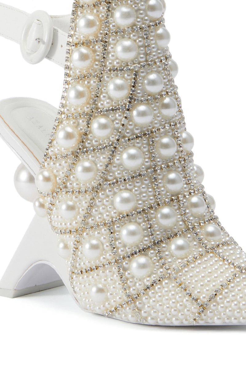 AZALEA WANG BREAN EMBELLISHED PUMP