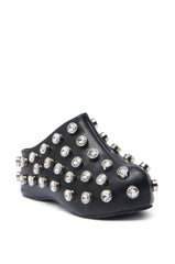 AZALEA WANG DARWIN STONE RHINESTONE EMBELLISHED CLOG