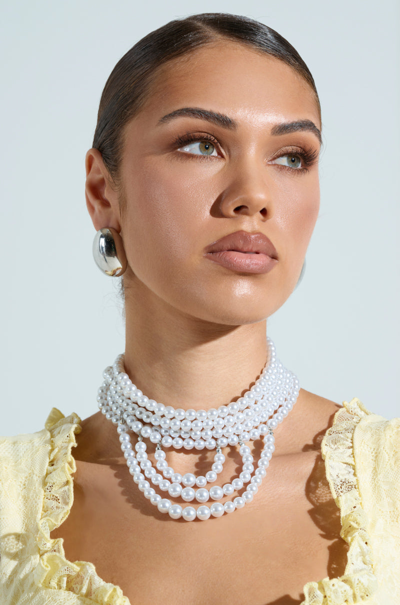 ANNE LAYERED PEARL NECKLACE