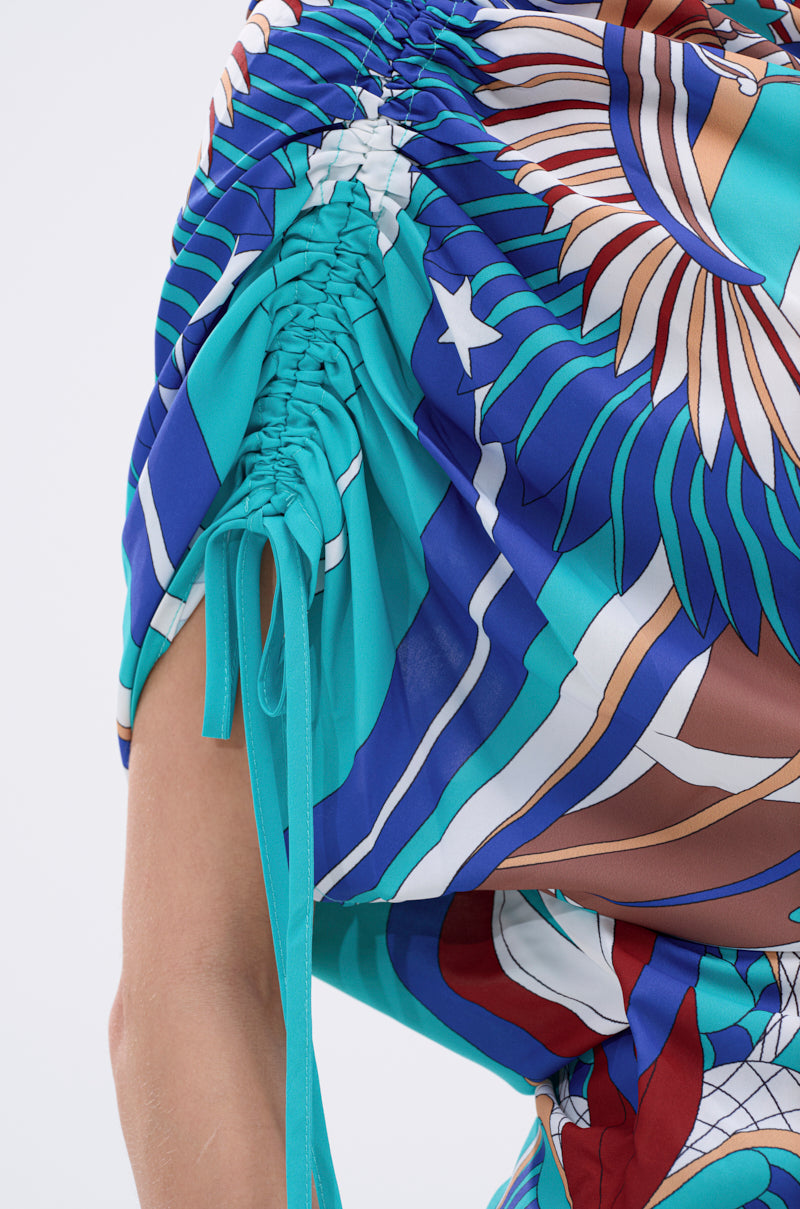 ASHTIN PRINTED BLOUSE