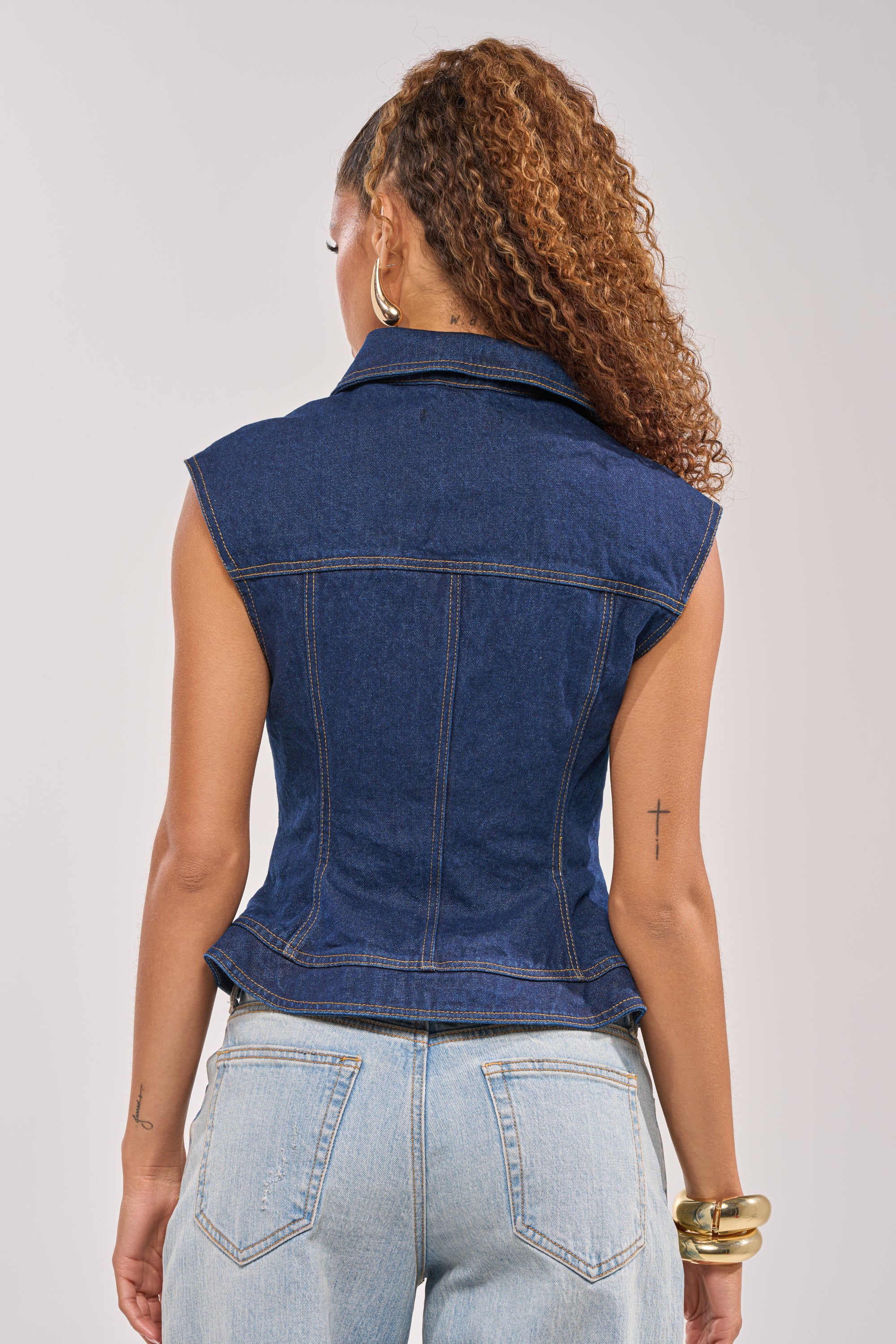 BIRDIE DENIM VEST