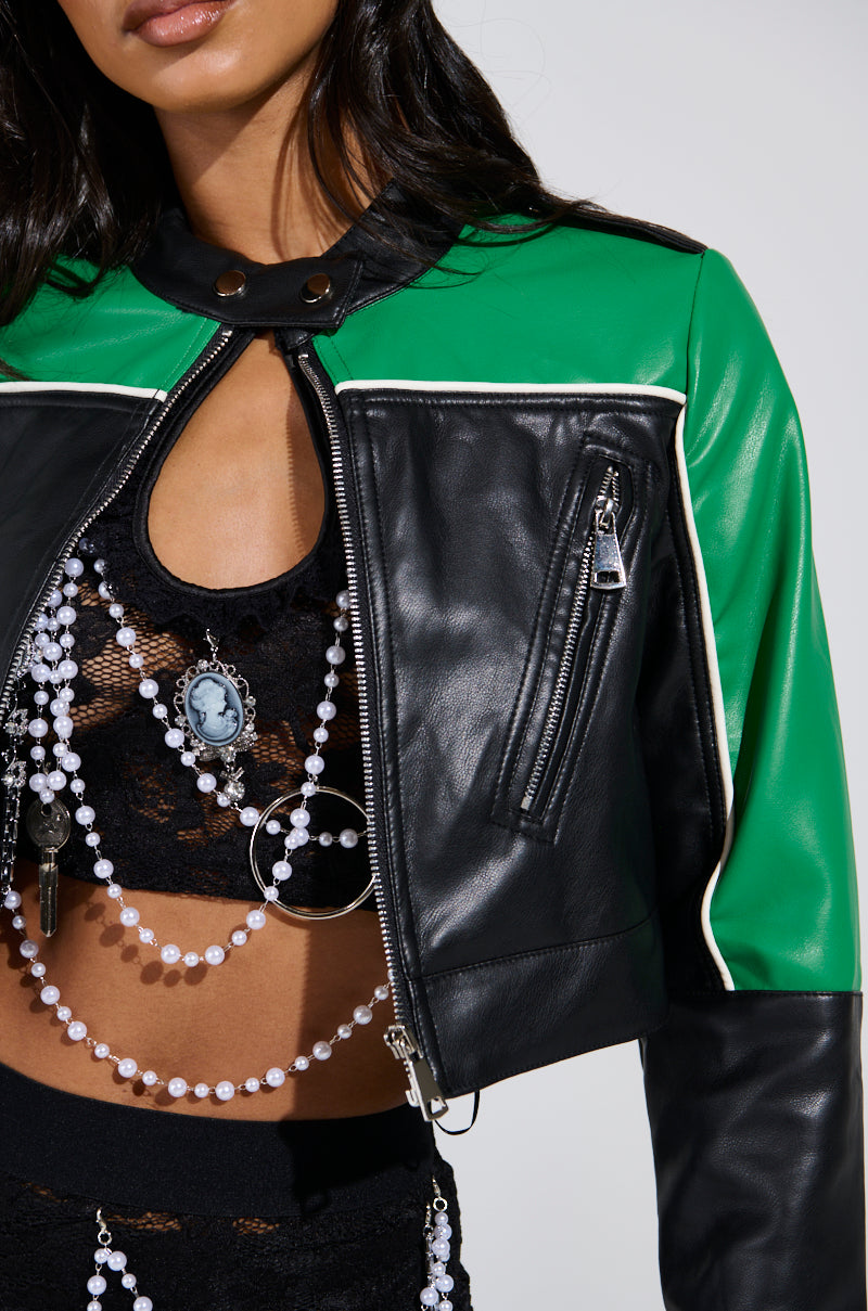 BETTER LUCK CROPPED MOTO