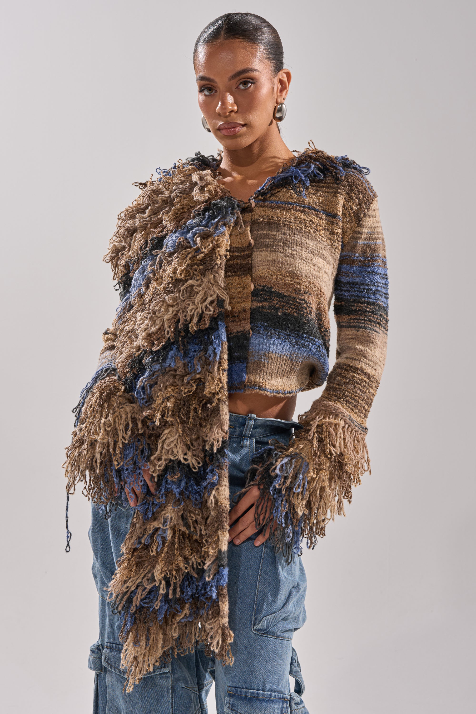 ALWAYS ON MY MIND FRINGE SWEATER