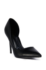 AZALEA WANG HARMONIE BLACK ASYMMETRICAL PUMP