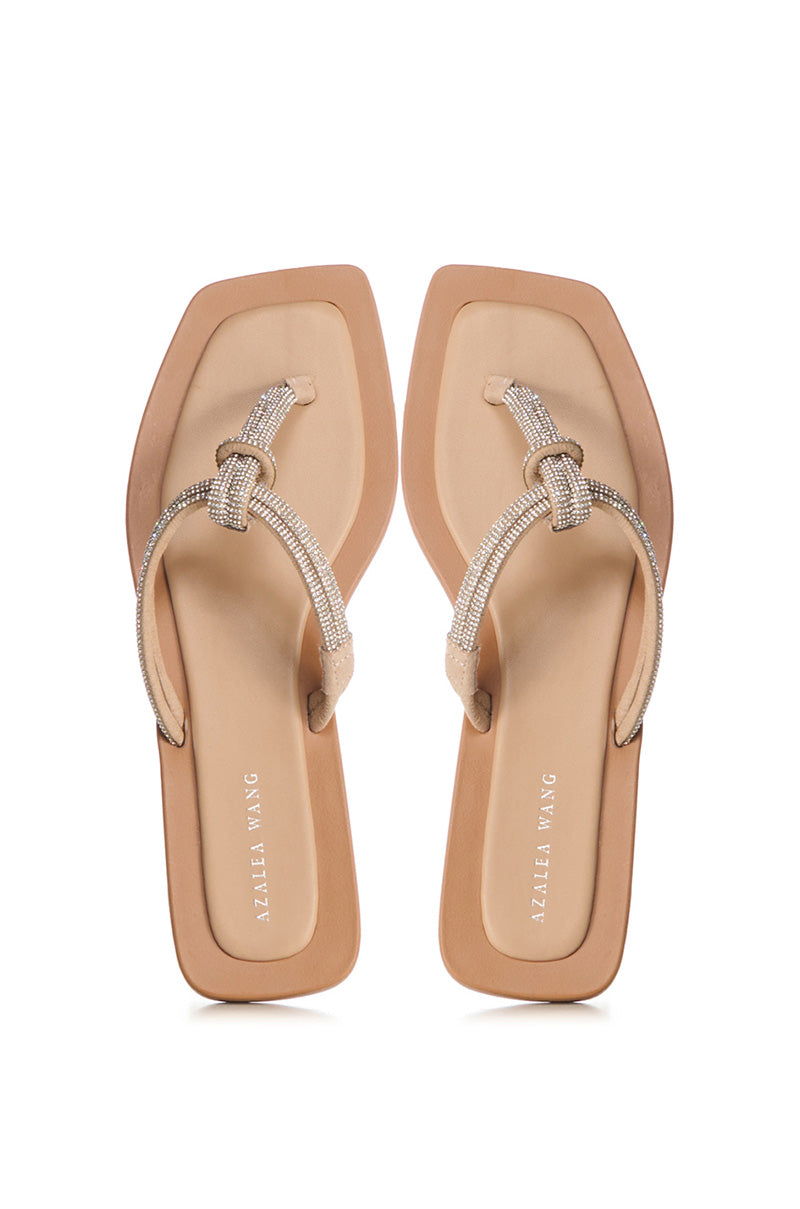 AZALEA WANG IVELLA SILVER ROPE SANDAL