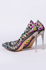 AZALEA WANG NOT BOSSY JUST A BOSS STILETTO PUMP IN MULTI