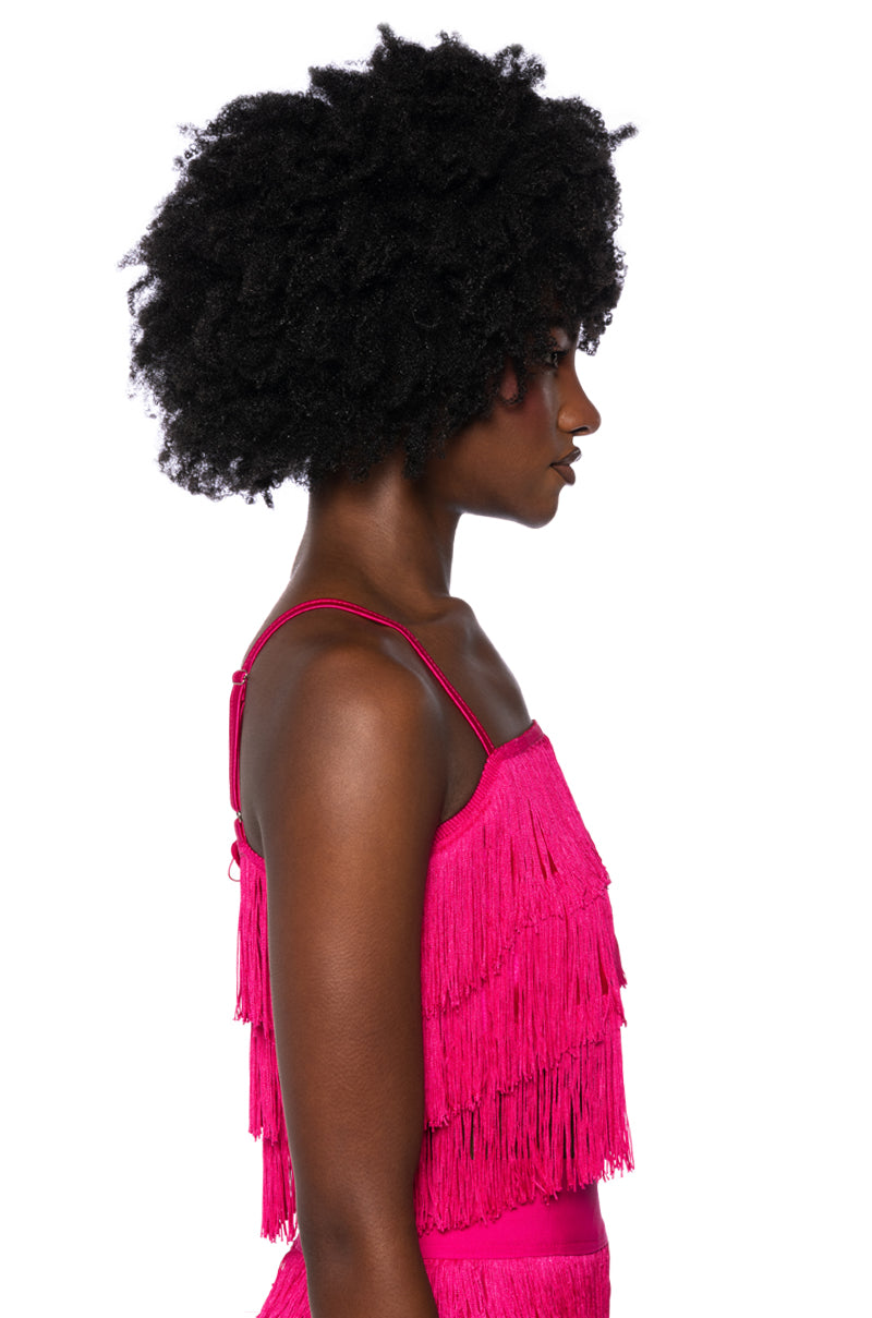 BEST EVER FRINGE TANK TOP