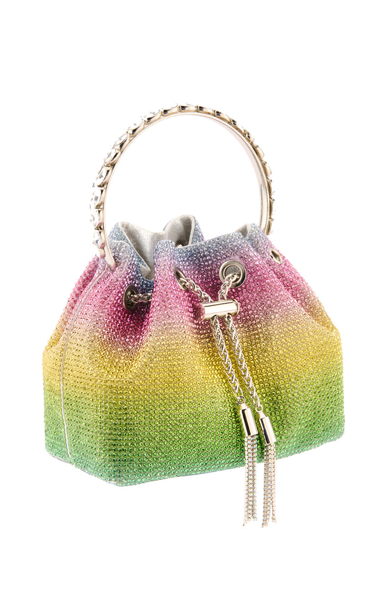 CALYPSO EMBELLISHED BUCKET BAG
