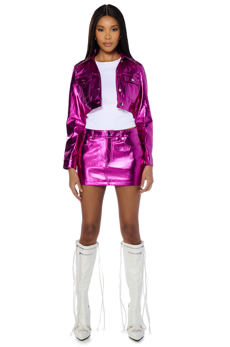 CELEBRATE MICRO MINI SKIRT IN PINK