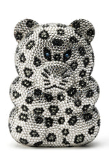 CHEETAH GIRL BLINGED CLUTCH