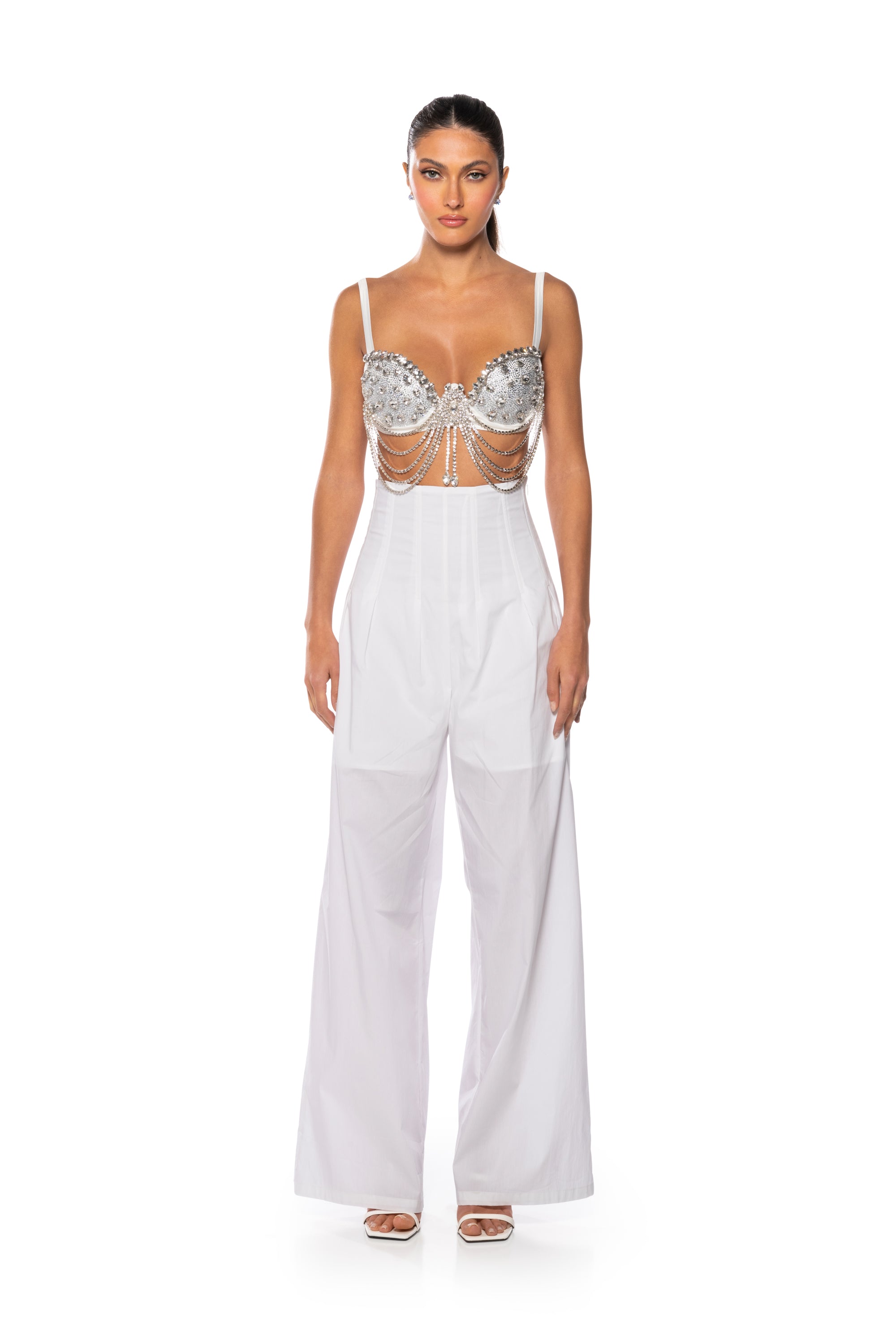 CHOSEN ONE RHINESTONE BRA TOP