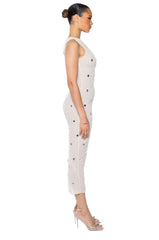 CHRISSY MESH SEQUIN DRESS