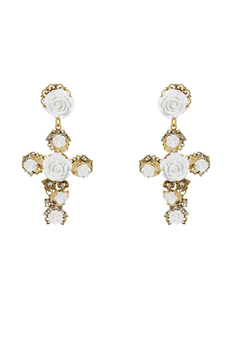 CROSS MY HEART EARRING