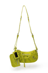 ELEGANT EMBELLISHED BAG IN GREEN